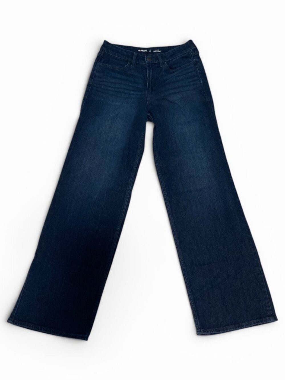 ✨ Old Navy High Rise Wow Wide-Leg Jeans Dark Wash 6 Tall